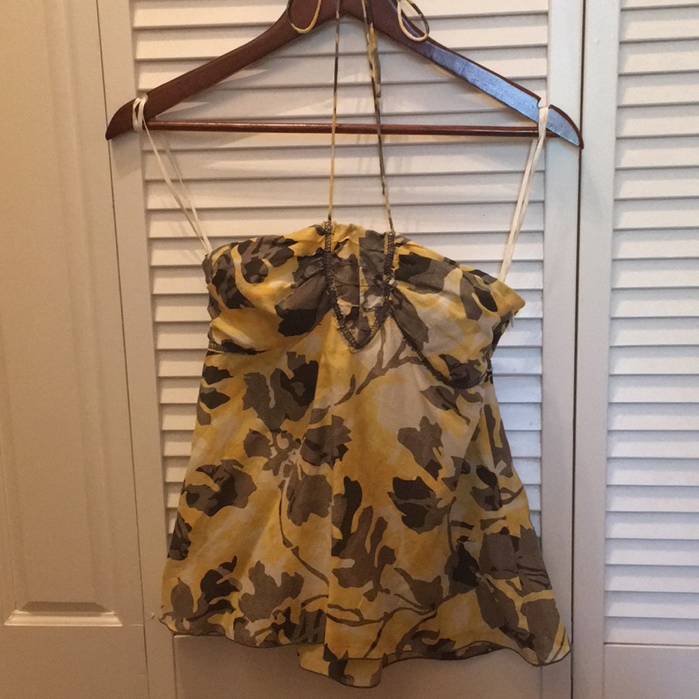 A/X floral island halter top